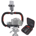 Zeadio Handheld Stabilizer, Versatile Grip Rig with Carrying Case, Compatible with All Smartphones and Action Cameras