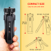 Zeadio Heavy Duty Mini Metal Tripod Stand - Universal Small Table Tripod for Camera, Gimbal, Action Cam, Camcorder, Microphone, LED Light, etc(40kg/88lb Load)