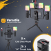 Zeadio All-in-One Phone Video Vlogging Kit, Versatile Rig Cage with RGB Light, Mic, Arca Ball Head Tripod - Perfect for Recording/YouTube/Live Streams/Tabletop Filming/Content Creation/Travel etc