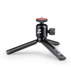 Zeadio Metal Mini Tripod + Ball Head Mount, with 1/4" Screw Desktop Stand Tripod for Gimbal Stabilizer and All Cameras