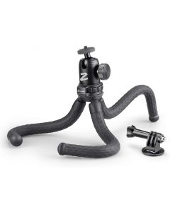Zeadio Flexible Camera Tripod Kits, with Metal Ball Head Mount and Adapter for Camera,Camcorder, DSLR, Action Cameras etc 